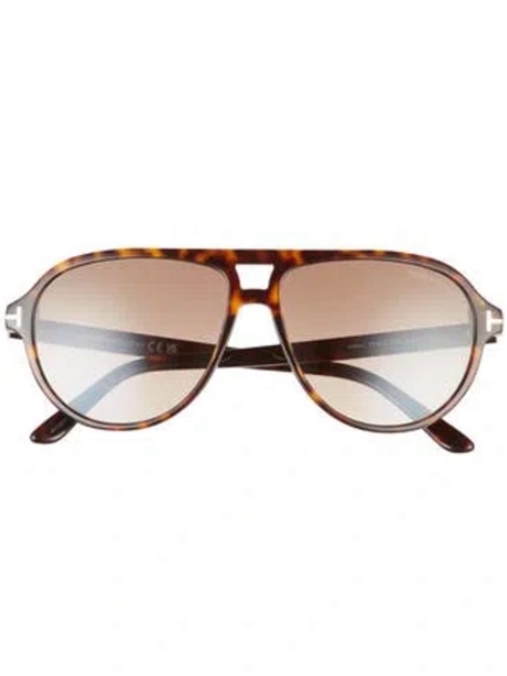 Tom Ford Jeffrey TF932 52F Sunglasses Men's Havana Brown gradient pilot 59MM